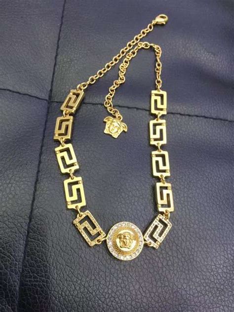 versace outfit replica|versace imitation necklace.